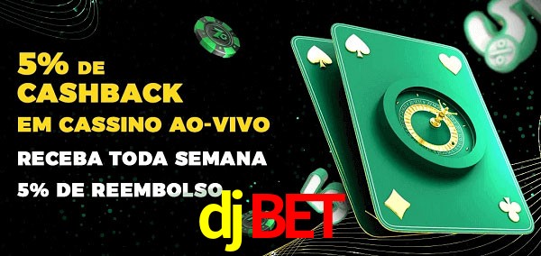 Promoções do cassino ao Vivo djbet